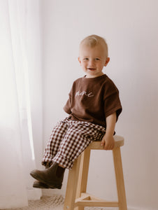 'Mini' Tee - Espresso