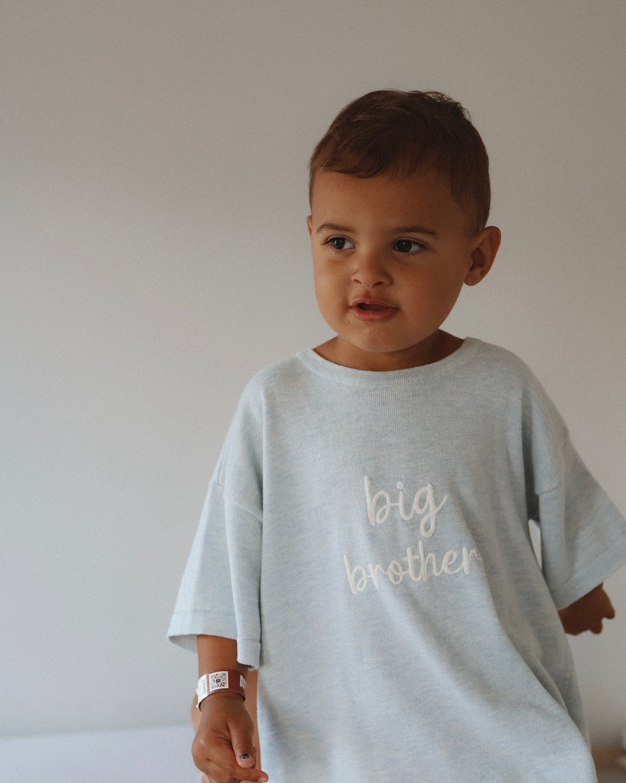 'Big Brother' Tee - Powder Blue