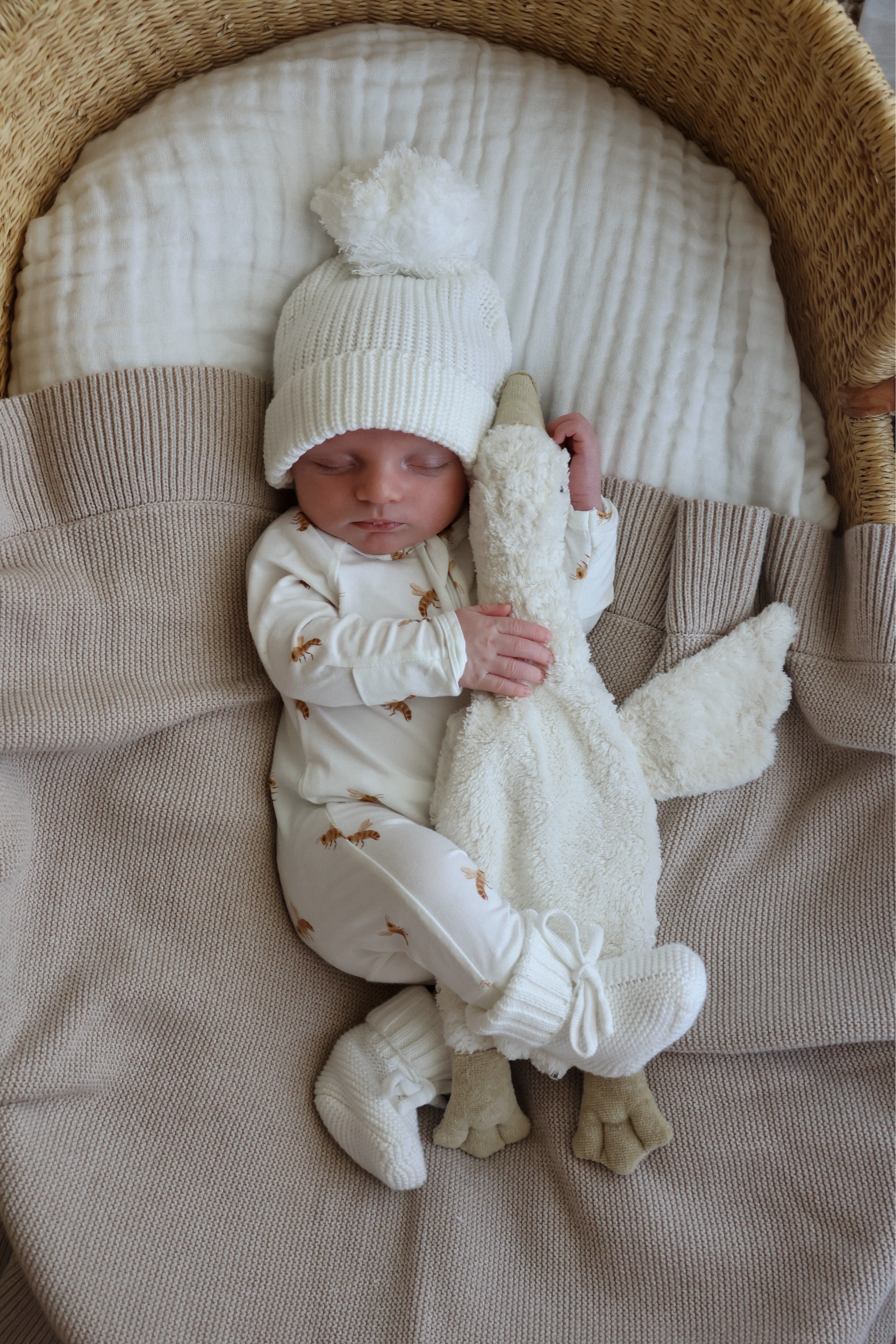 Cotton Growsuit - Honey Bee