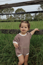 Load image into Gallery viewer, Terry Slouch Romper - Cocoa