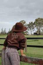 Load image into Gallery viewer, 'Hold Your Horses' Crew Sweater - Espresso