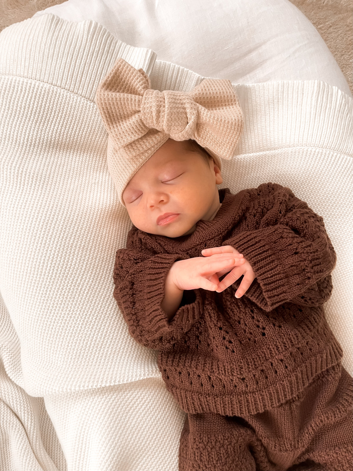 Kids Knit Set - Espresso