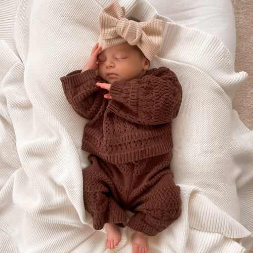 Kids Knit Set - Espresso