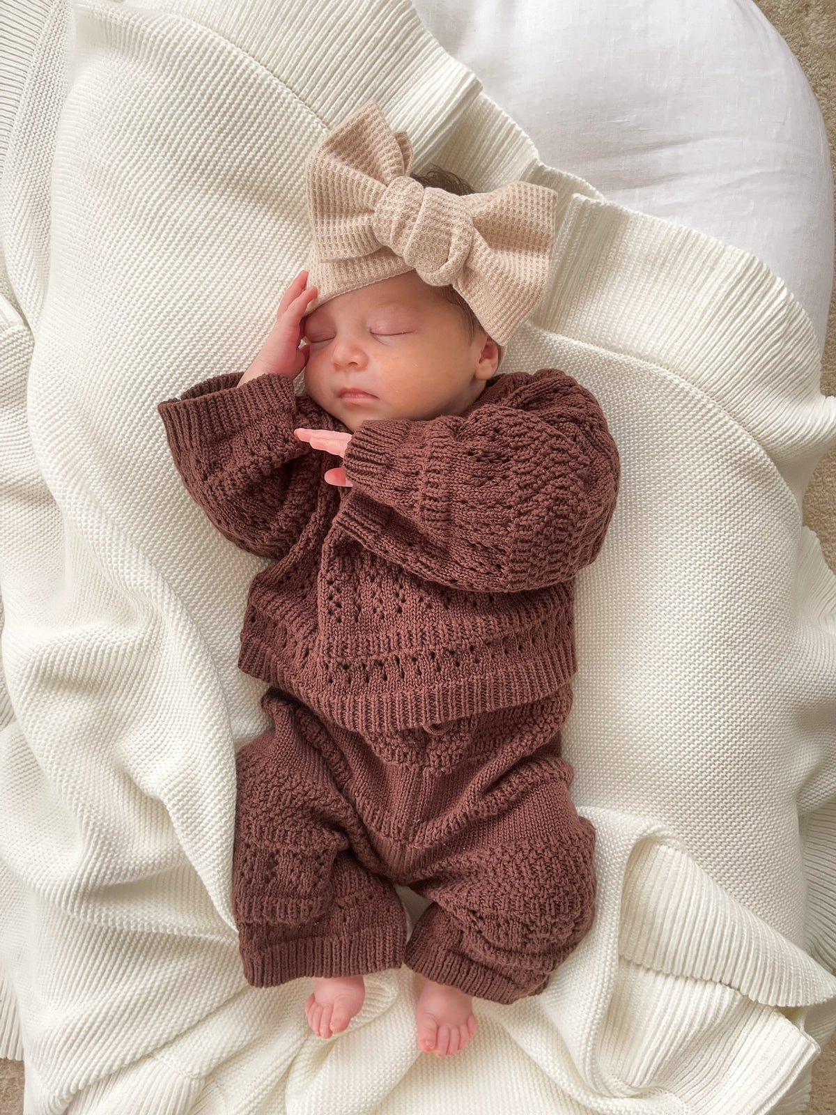 Kids Knit Set - Espresso