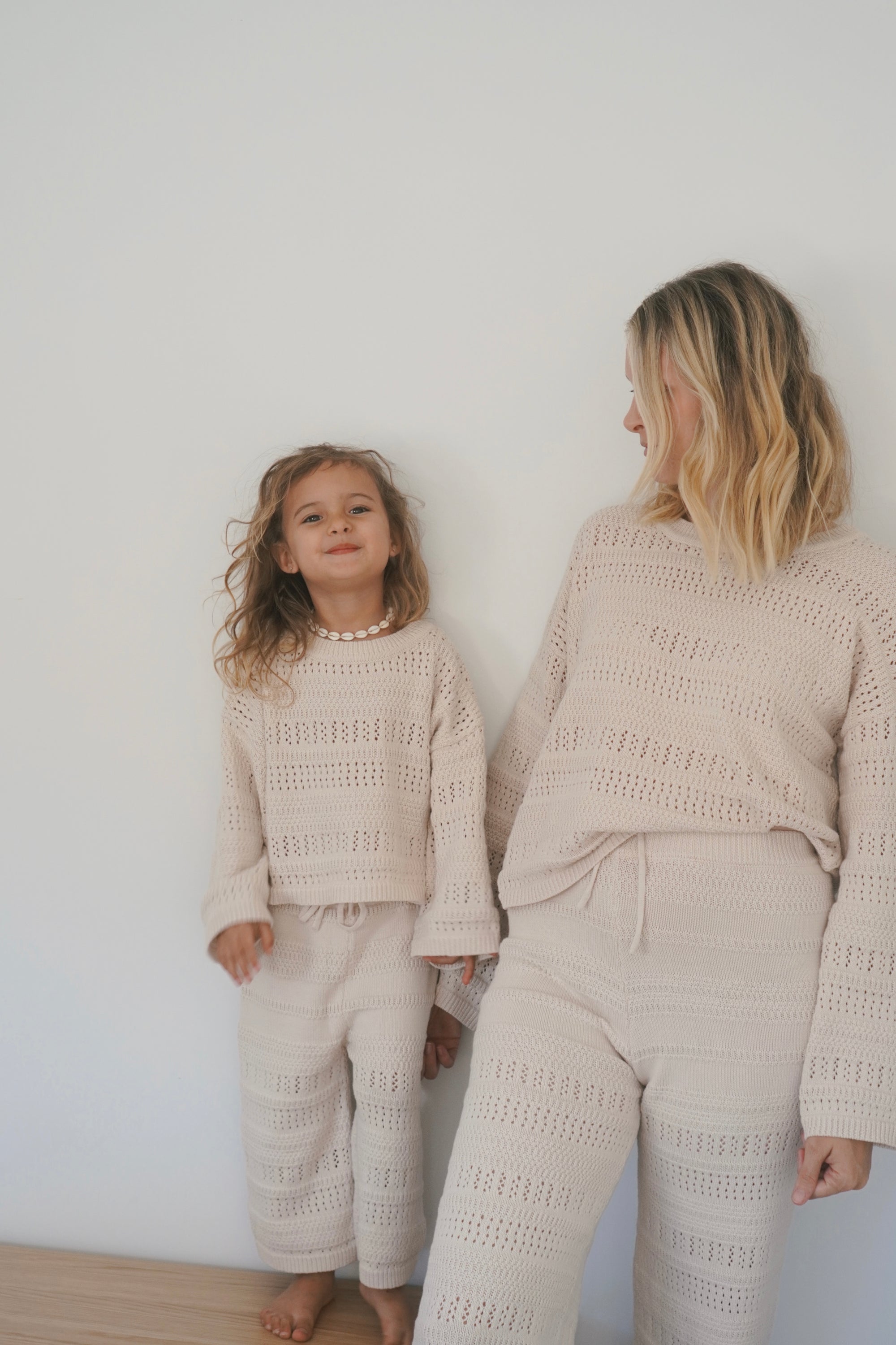 Ladies Knit Top - Vanilla Latte