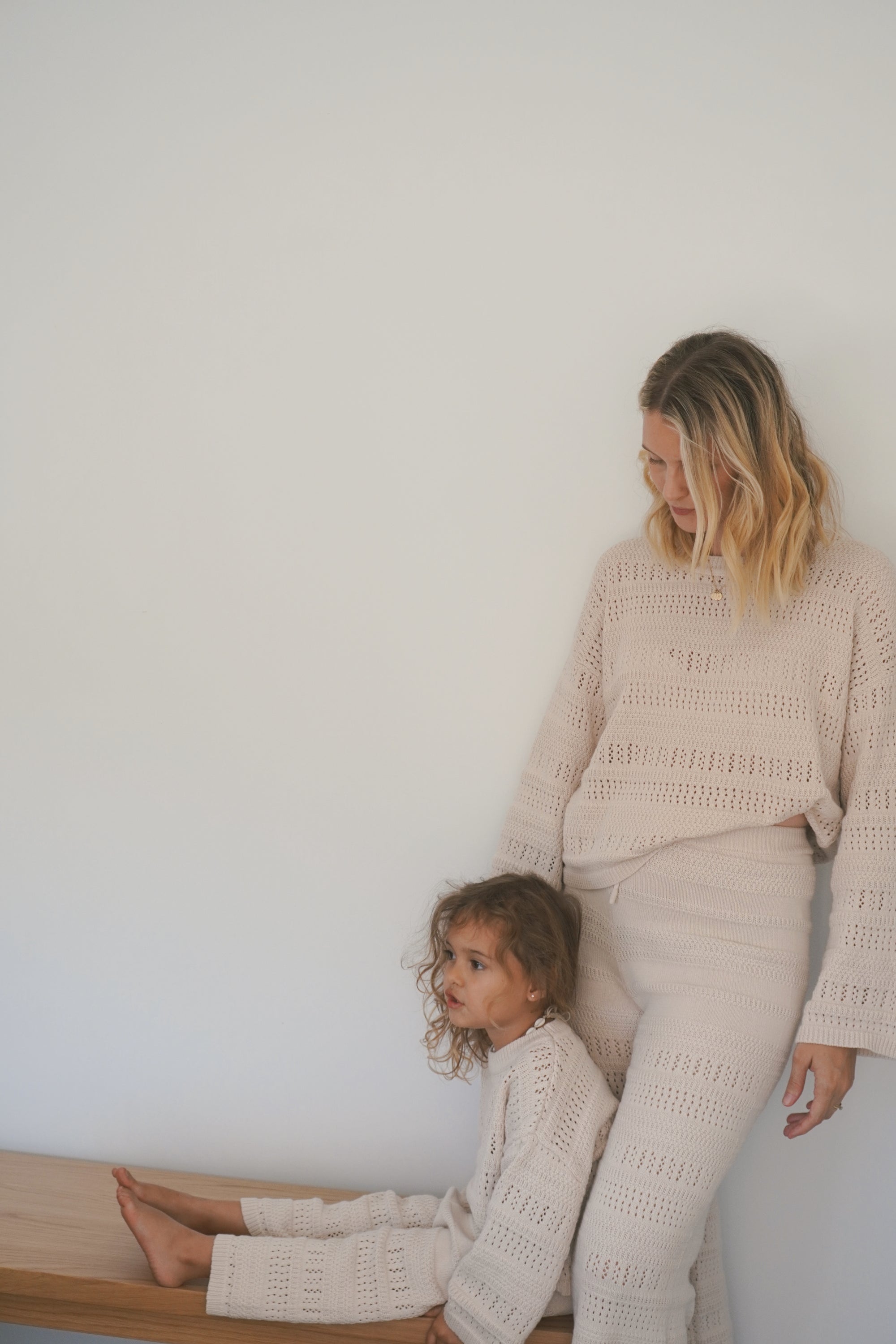 Ladies Knit Top - Vanilla Latte