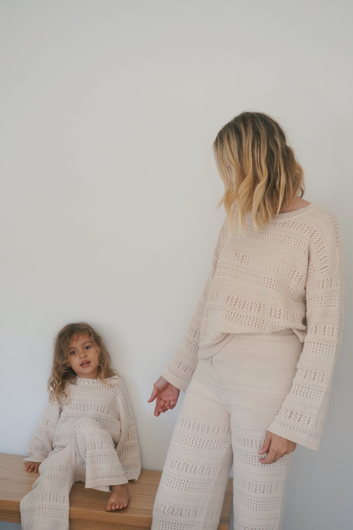 Kids Knit Set - Vanilla Latte