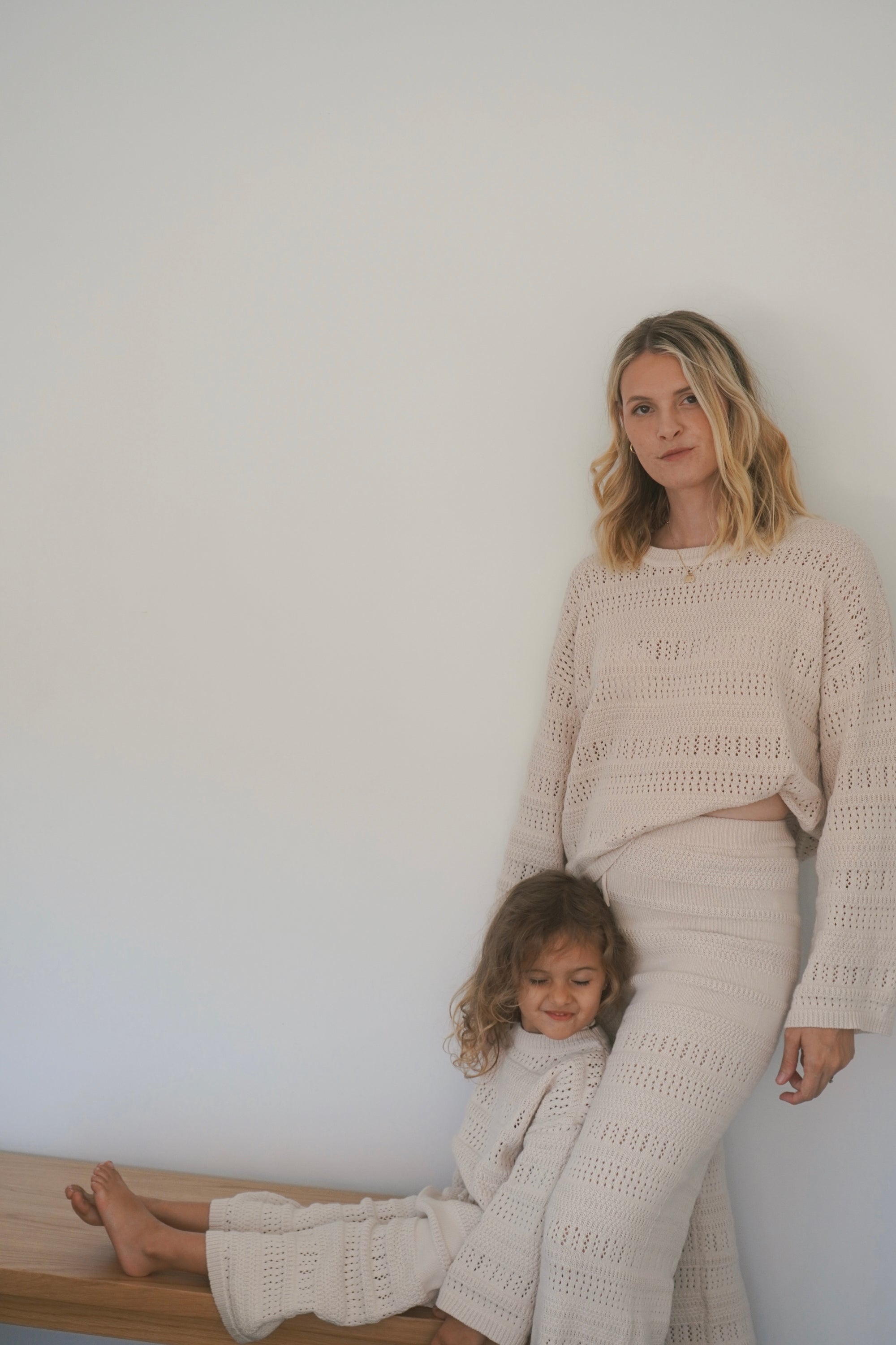 Ladies Knit Top - Vanilla Latte
