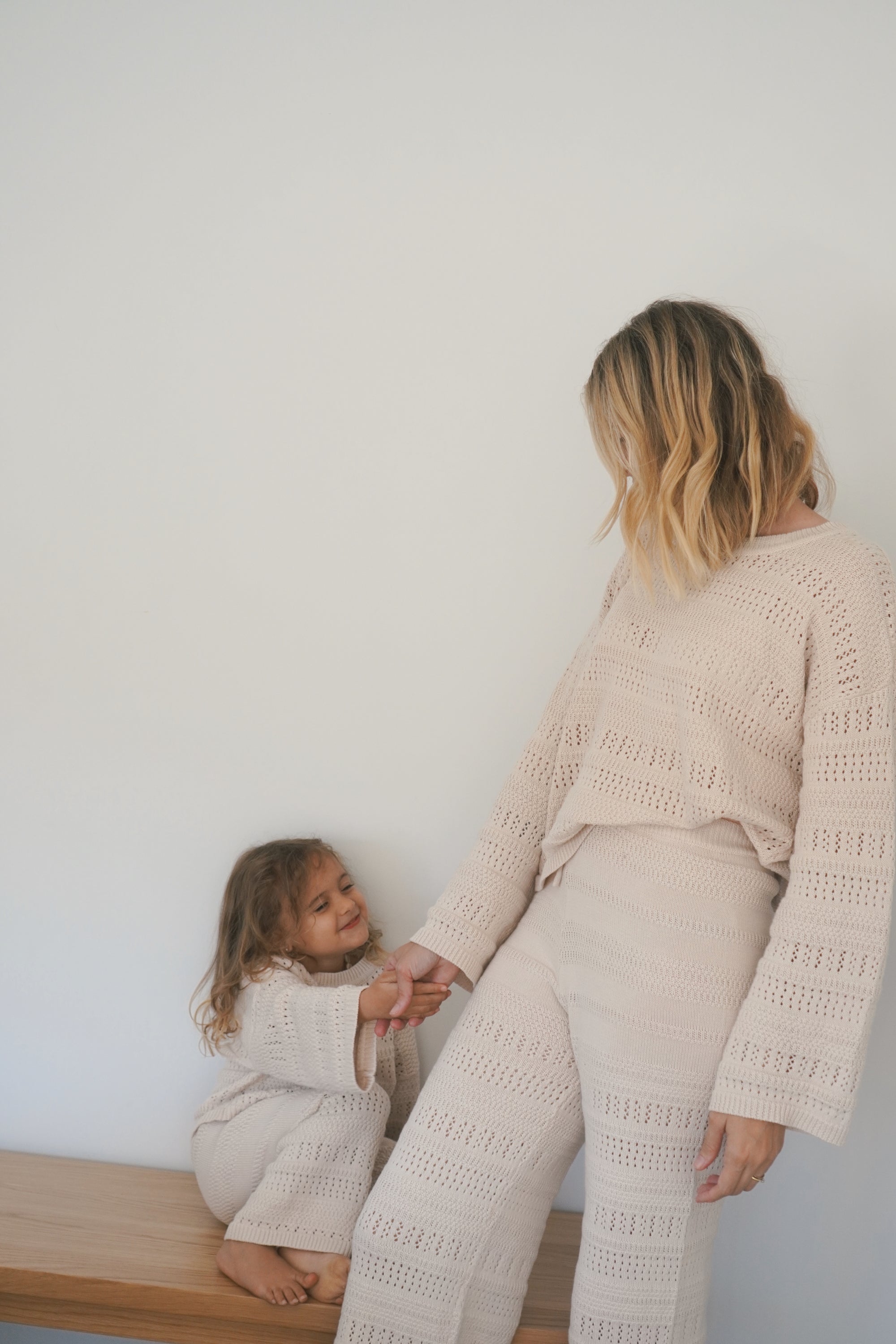 Ladies Knit Top - Vanilla Latte
