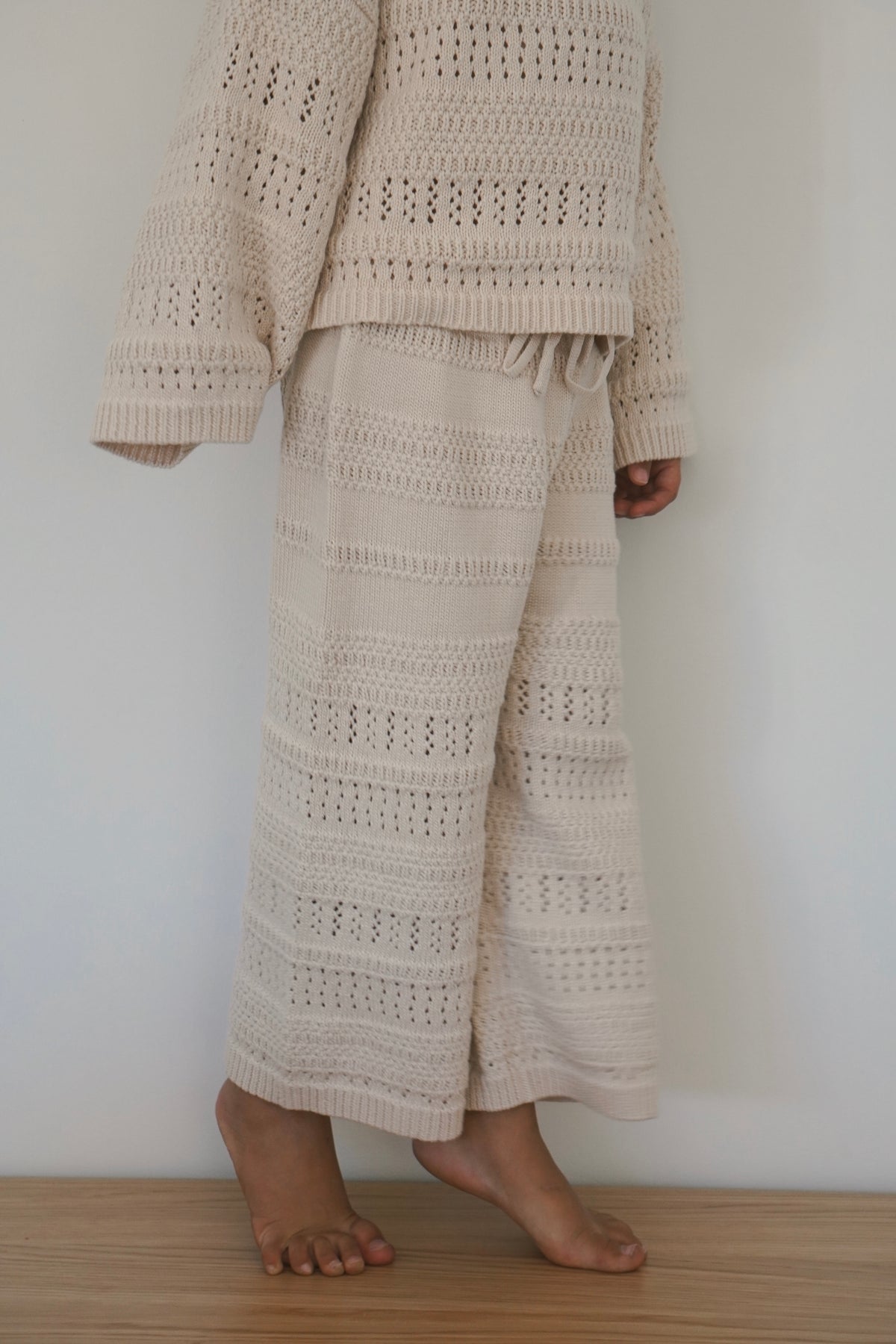 Kids Knit Set - Vanilla Latte