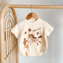 Load image into Gallery viewer, 'Yeehaw' Slouch Romper - Buttermilk