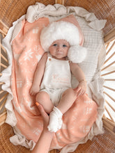 Load image into Gallery viewer, Velvet Santa Hat - Blush