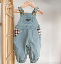 Load image into Gallery viewer, 'Hold Your Horses' Denim Overalls