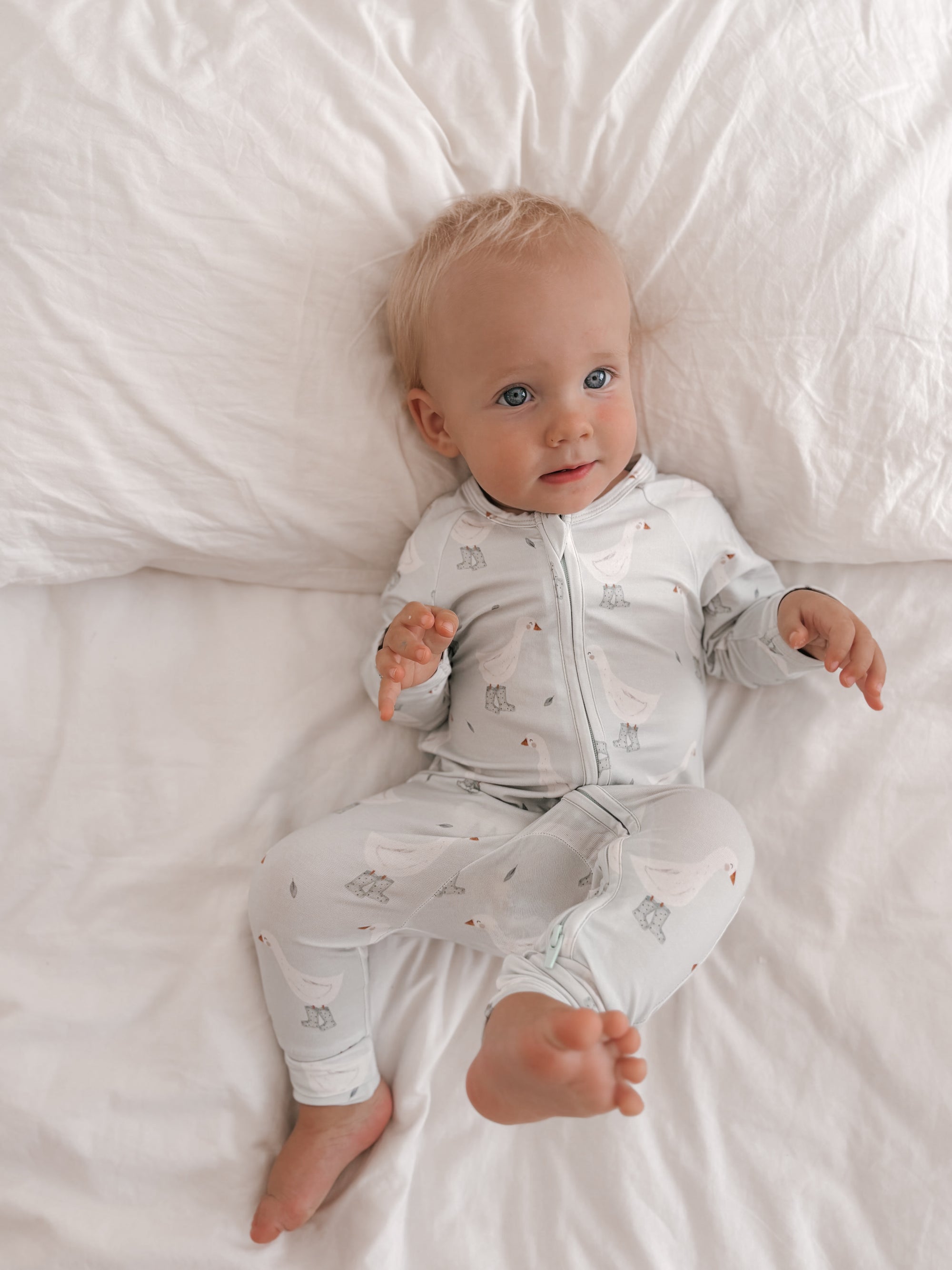 Cotton Growsuit - Puddle Duck