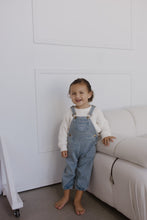 Load image into Gallery viewer, &#39;Little Love Club&#39; Vintage Blue Denim Overalls