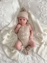 Load image into Gallery viewer, &#39;He&#39;s Here&#39; Singlet Mini Knit Romper