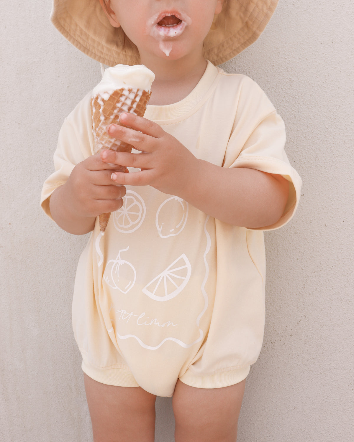 Lemon 'Petit Limon' Oversized Slouch Romper