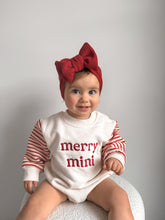 Load image into Gallery viewer, &#39;Merry Mini&#39; Long Sleeve Bubble Romper - PRE ORDER - Est. Dispatch October