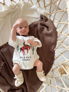 'Hold Your Horses' Slouch Romper