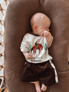 Kid's 'Hold Your Horses' Slouch Tee