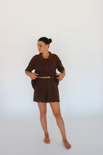 Load image into Gallery viewer, Ladies Knit Button Up - Espresso