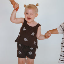 Load image into Gallery viewer, Daisy Knit Tie Set - Espresso