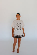 Load image into Gallery viewer, Ladies &#39;Favourite Days&#39; Tee - Cream &amp; Brown