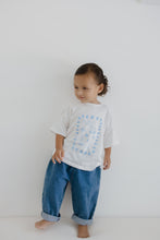 Load image into Gallery viewer, Kids &#39;Favourite Days&#39; Tee - White &amp; Blue