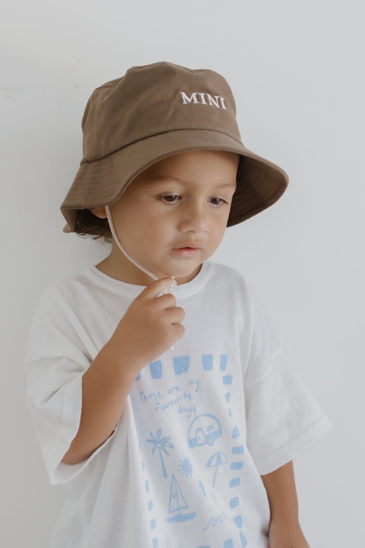 Kids 'Favourite Days' Tee - White &amp; Blue