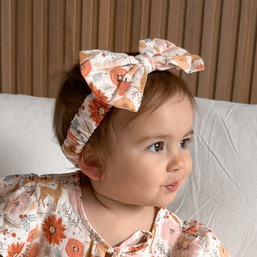 Festive Floral Topknot - PRE ORDER - Est. Dispatch End of September