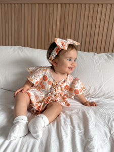 Festive Floral Topknot - PRE ORDER - Est. Dispatch End of September