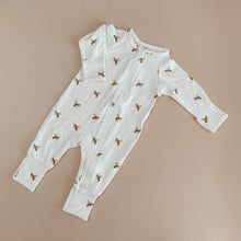 Load image into Gallery viewer, Long Sleeve Bamboo Growsuit - Honey Bee