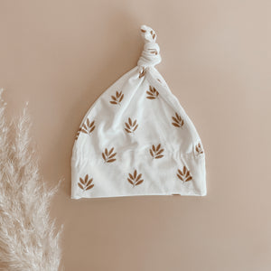 Autumn Leaf Bamboo Knotted Beanie