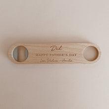 Load image into Gallery viewer, Personalised Wooden Bottle Opener