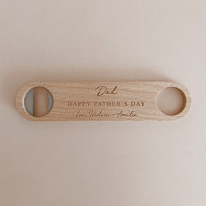 Personalised Wooden Bottle Opener