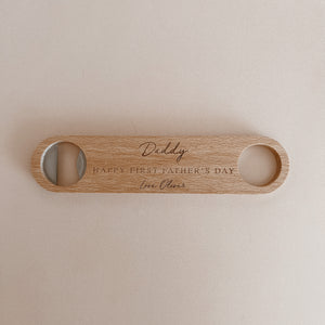 Personalised Wooden Bottle Opener