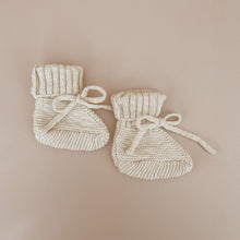 Load image into Gallery viewer, Chunky Knit Booties - Newborn-6M