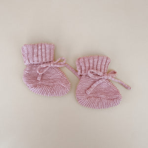 Chunky Knit Booties - Newborn-6M