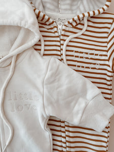 'Little Love' Hoodie Zip Romper (2 Colours)