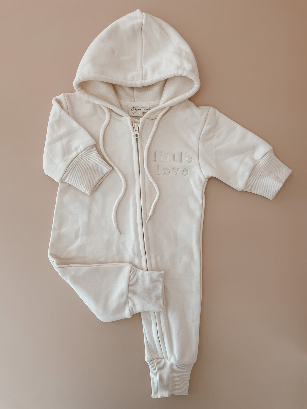 'Little Love' Hoodie Zip Romper (2 Colours)