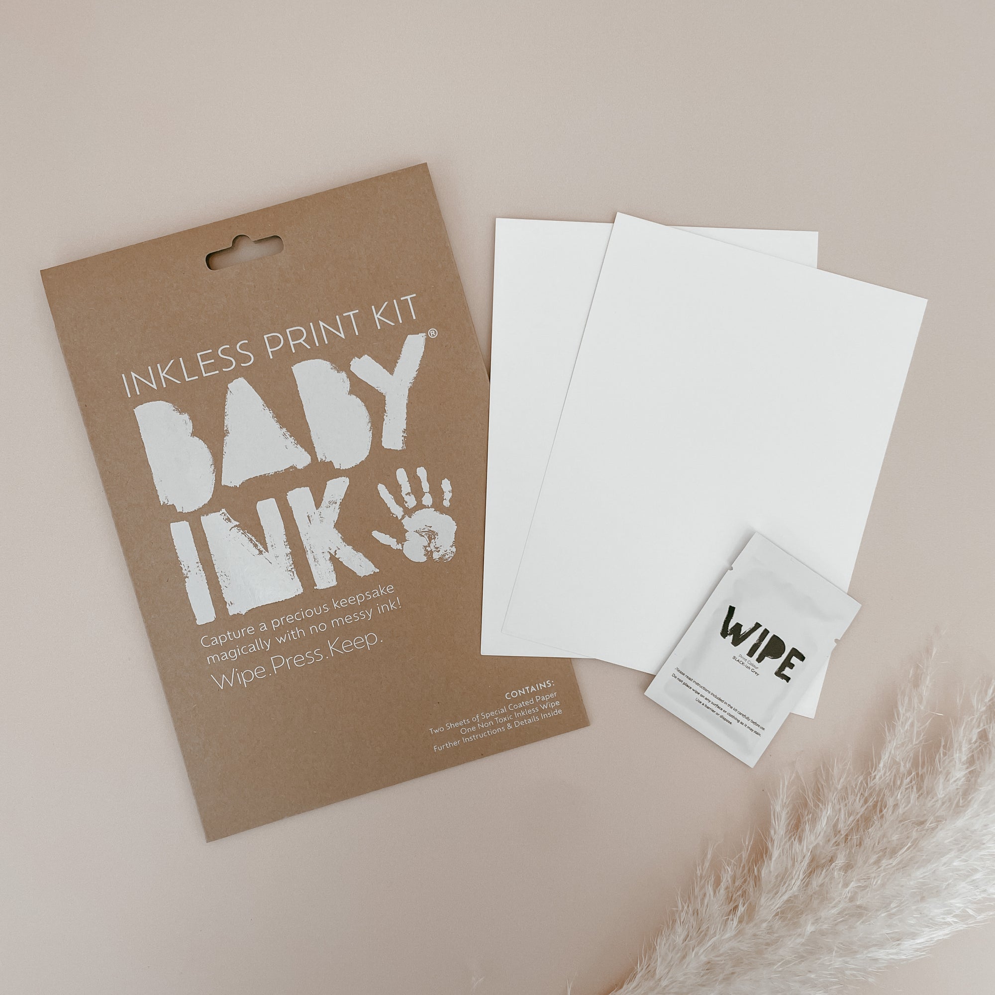 Grey Ink-less Hand and Foot Print Kit