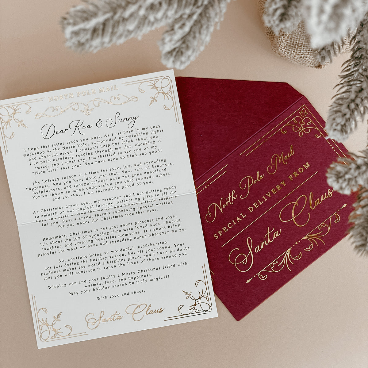 Personalised Letter From Santa