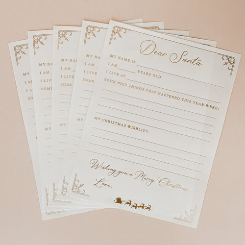 'Dear Santa' Letter - 5 Pack