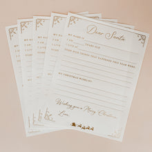 Load image into Gallery viewer, &#39;Dear Santa&#39; Wooden Letter Envelope