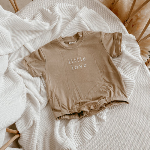 Biscuit 'Little Love' Embroidered T-Shirt Bubble Romper