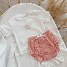 Load image into Gallery viewer, Blush Linen Ruffle Bloomers