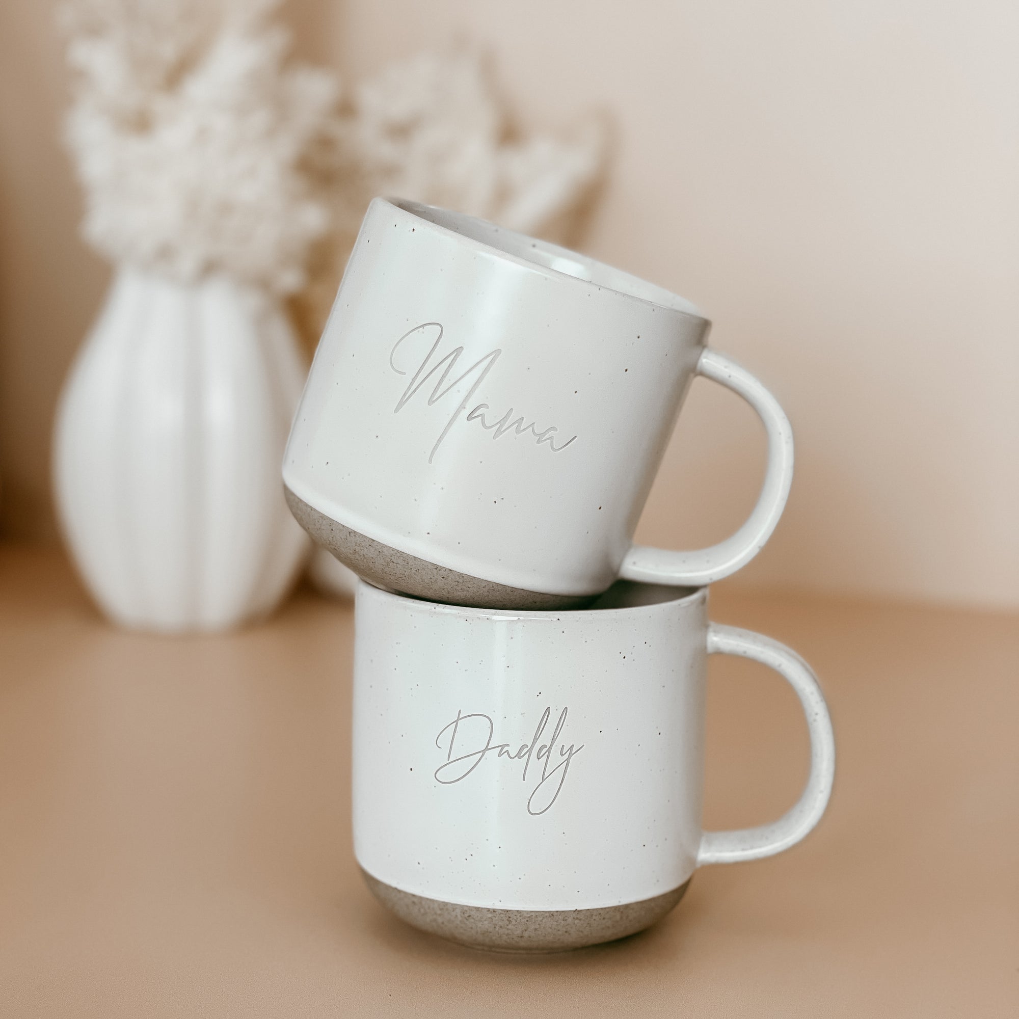'Mama' Two Sided Crafted Speckled Ceramic Mug