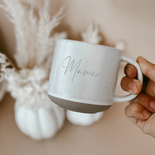 Load image into Gallery viewer, &#39;Mama&#39; Two Sided Crafted Speckled Ceramic Mug