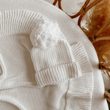 Load image into Gallery viewer, Mini Knit Beanie - Milk