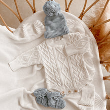 Load image into Gallery viewer, Long Sleeve Cable Knit Romper